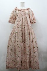 PINK HOUSE / ブロッサムローズプリントワンピース  ピンク I-26-03-30-048-LO-OP-SA-ZI