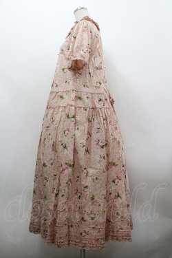 画像2: PINK HOUSE / ブロッサムローズプリントワンピース  ピンク I-26-03-30-048-LO-OP-SA-ZI
