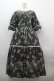 画像1: PINK HOUSE / 水玉りぼんプリントワンピース  黒 I-26-03-30-049-LO-OP-SA-ZI (1)
