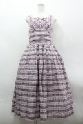 PINK HOUSE / オリジナルチェック×ギンガムチェックワンピース  ラベンダー I-26-03-30-050-LO-OP-SA-ZI