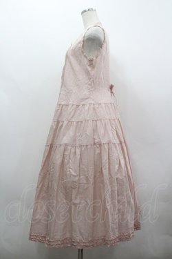 画像2: PINK HOUSE / ピンタックフリルノースリーブワンピース  ピンク I-26-03-30-051-LO-OP-SA-ZI