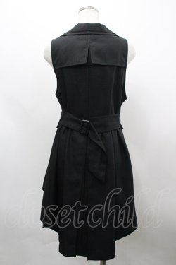 画像2: axes femme POETIQUE / フィッシュテールロングベスト M 黒 I-26-03-30-008-AX-TO-TE-ZI