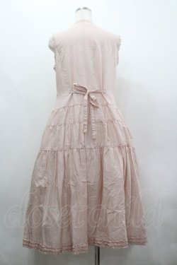 画像3: PINK HOUSE / ピンタックフリルノースリーブワンピース  ピンク I-26-03-30-051-LO-OP-SA-ZI