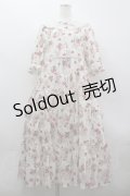 alcali / alcali × misako aoki/サイベリアンストロベリーワンピース  白 I-26-03-30-053-LO-OP-SA-ZI