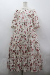 alcali / alcali × misako aoki/サイベリアンストロベリーワンピース  白 I-26-03-30-053-LO-OP-SA-ZI