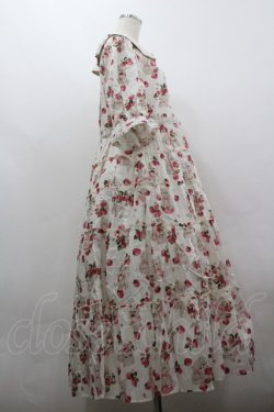 画像4: alcali / alcali × misako aoki/サイベリアンストロベリーワンピース  白 I-26-03-30-053-LO-OP-SA-ZI