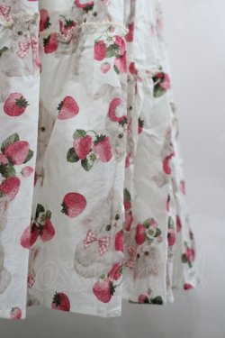 画像6: alcali / alcali × misako aoki/サイベリアンストロベリーワンピース  白 I-26-03-30-053-LO-OP-SA-ZI