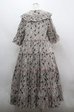 画像3: alcali / ミラーキャットフリルロングワンピース  ピンク I-26-03-30-054-LO-OP-SA-ZI (3)