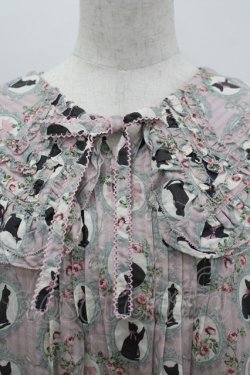 画像5: alcali / ミラーキャットフリルロングワンピース  ピンク I-26-03-30-054-LO-OP-SA-ZI