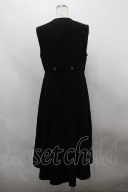 画像2: axes femme / ビット付ロングジレ F 黒 I-26-03-30-009-AX-TO-TE-ZI