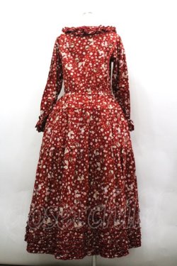 画像3: PINK HOUSE / バラとリボンプリントワンピース  赤 I-26-03-30-056-LO-OP-SA-ZI