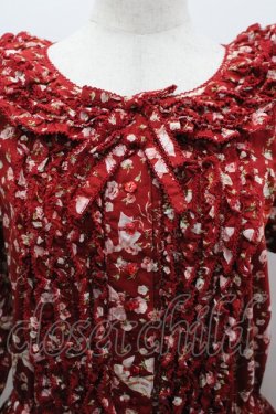 画像5: PINK HOUSE / バラとリボンプリントワンピース  赤 I-26-03-30-056-LO-OP-SA-ZI