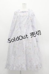 PINK HOUSE / スイートピープリントワンピース  ラベンダー I-26-03-30-057-LO-OP-SA-ZI