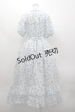 画像3: PINK HOUSE / ネモフィラプリントワンピース  白Ｘ青 I-26-03-30-058-LO-OP-SA-ZI