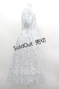 画像4: PINK HOUSE / ネモフィラプリントワンピース  白Ｘ青 I-26-03-30-058-LO-OP-SA-ZI