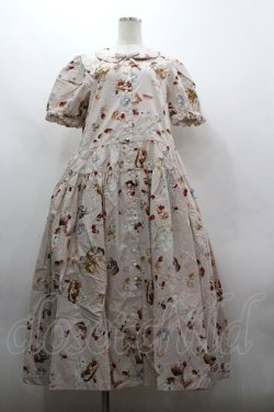 画像1: PINK HOUSE / スイーツスプリングバニープリントワンピース  ピンク I-26-03-30-059-LO-OP-SA-ZI