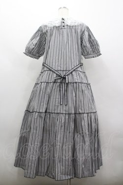 画像3: PINK HOUSE / オリジナルマルチストライプワンピース  黒Ｘ白 I-26-03-30-060-LO-OP-SA-ZI