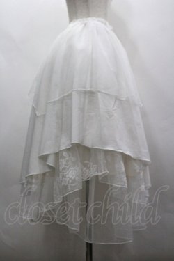 画像4: axes femme / 異素材イレヘムロングスカート F 白 I-26-03-30-061-AX-SK-TE-ZI