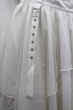 画像5: axes femme / 異素材イレヘムロングスカート F 白 I-26-03-30-061-AX-SK-TE-ZI