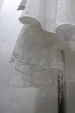 画像7: axes femme / 異素材イレヘムロングスカート F 白 I-26-03-30-061-AX-SK-TE-ZI