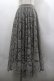 画像1: axes femme / レースサーキュラースカート F グレー I-26-03-30-063-AX-SK-TE-ZI (1)