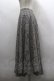画像2: axes femme / レースサーキュラースカート F グレー I-26-03-30-063-AX-SK-TE-ZI (2)