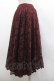 画像3: axes femme / レースサーキュラースカート M ワイン I-26-03-30-064-AX-SK-TE-ZI (3)