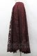 画像4: axes femme / レースサーキュラースカート M ワイン I-26-03-30-064-AX-SK-TE-ZI (4)