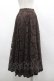 画像3: axes femme / レースサーキュラースカート M ブラウン I-26-03-30-065-AX-SK-TE-ZI (3)