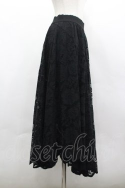 画像4: axes femme / レースサーキュラースカート M 黒 I-26-03-30-067-AX-SK-TE-ZI