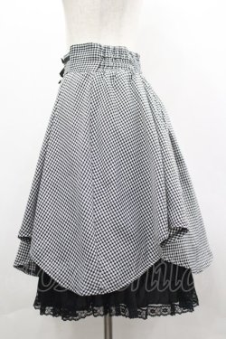 画像2: axes femme POETIQUE / イレヘムプチリボンスカート M 黒×白 I-26-03-30-071-AX-SK-TE-ZI