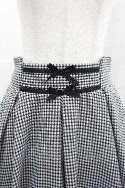 画像5: axes femme POETIQUE / イレヘムプチリボンスカート M 黒×白 I-26-03-30-071-AX-SK-TE-ZI