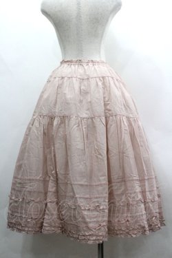 画像3: PINK HOUSE / ローンフリルミディスカート  ピンク I-26-03-30-073-LO-SK-SA-ZI