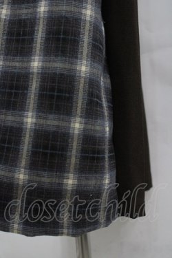 画像5: axes femme / チェック切替ワイドパンツ F ブラウン I-26-03-30-076-AX-BL-TE-ZI