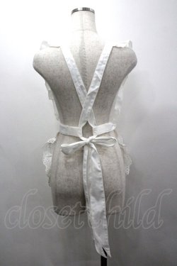 画像2: To Alice / レースエプロン  白 I-26-03-30-077-LO-ZA-SA-ZI