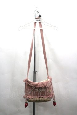 画像2: PINK HOUSE / スイーツスプリングバニーモチーフニットポシェット  ピンク I-26-03-30-078-LO-BG-SA-ZI