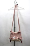 PINK HOUSE / スイーツスプリングバニーモチーフニットポシェット  ピンク I-26-03-30-078-LO-BG-SA-ZI