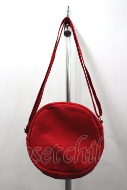 画像2: PINK HOUSE / ネームワッペンいっぱい丸形ショルダーバッグ  赤 I-26-03-30-079-LO-BG-SA-ZI