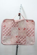 画像2: PINK HOUSE / バラ園うさぎ柄パッチワークプリントトラベルケース  ピンク I-26-03-30-082-LO-ZA-SA-ZI (2)