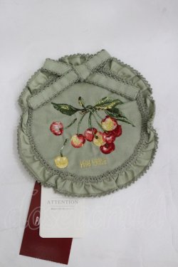 画像1: PINK HOUSE / チェリー刺繍ワッペン  グリーン I-26-03-30-085-LO-ZA-SA-ZI