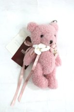 画像1: PINK HOUSE / 桜Teddyぬいぐるみコサージュ  ピンク I-26-03-30-090-LO-ZA-SA-ZI (1)