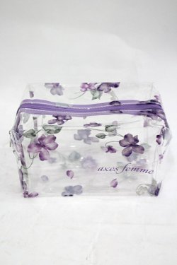 画像1: axes femme / ノベルティ　クリアポーチ   I-26-03-30-095-AX-ZA-TE-ZI