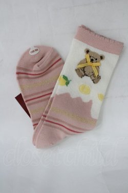 画像1: PINK HOUSE / ハニーレモンテディソックス  ピンク I-26-03-30-098-LO-ZA-SA-ZI