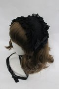 ATELIER PIERROT / レースリボンヘッドドレス  黒 I-26-03-30-105-EL-AC-TE-ZI
