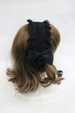 画像3: BABY,THE STARS SHINE BRIGHT / ロザリィ・ローズヘッドドレス  黒 I-26-03-30-106-BA-AC-TE-ZI