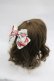画像2: Angelic Pretty / Strawberry Dollリボンバレッタ  シロ I-26-03-30-107-AP-AC-SA-ZI (2)