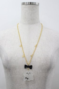 画像2: Angelic Pretty / マシュマロおばけネックレス  白Ｘゴールド I-26-03-30-110-AP-AC-SA-ZI