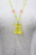 画像1: Angelic Pretty / はにかみベアーDropネックレス  イエロー I-26-03-30-114-AP-AC-SA-ZI (1)