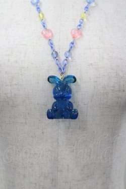 画像1: Angelic Pretty / リリカルバニーDropsネックレス  青 I-26-03-30-115-AP-AC-SA-ZI