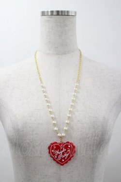 画像2: Angelic Pretty / トッピングハートネックレス  赤 I-26-03-30-117-AP-AC-SA-ZI